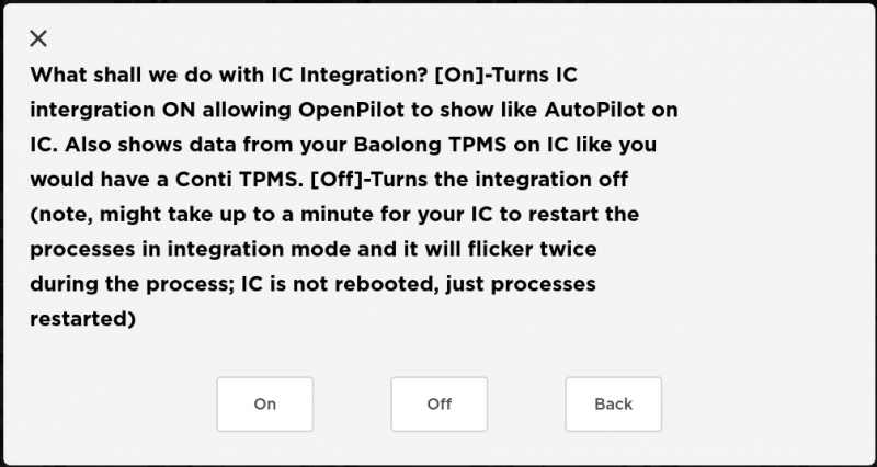 Tinkla Buddy IC integration toggle
